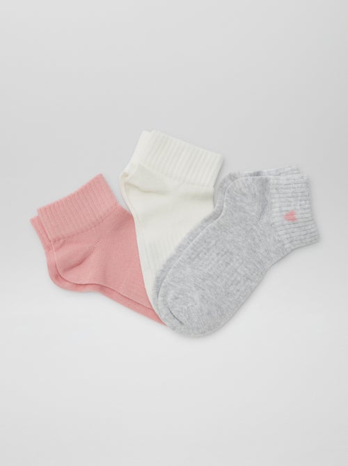 Lot de 3 paires de chaussettes de sport - Kiabi