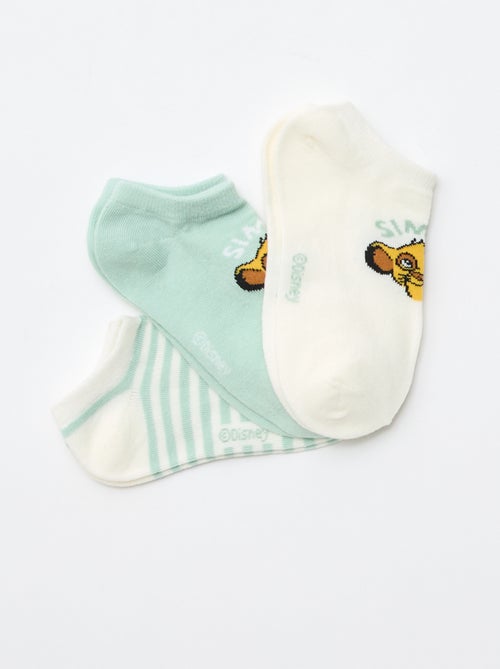 Lot de 3 paires de chaussettes invisibles 'Disney' - Kiabi