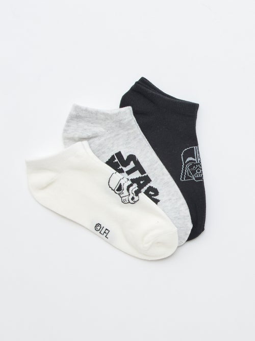 Lot de 3 paires de chaussettes invisibles 'Star Wars' - Kiabi