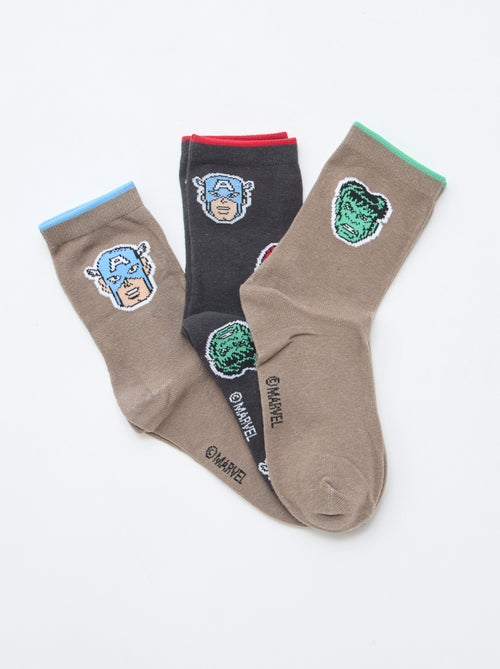 Lot de 3 paires de chaussettes 'Marvel' - Kiabi