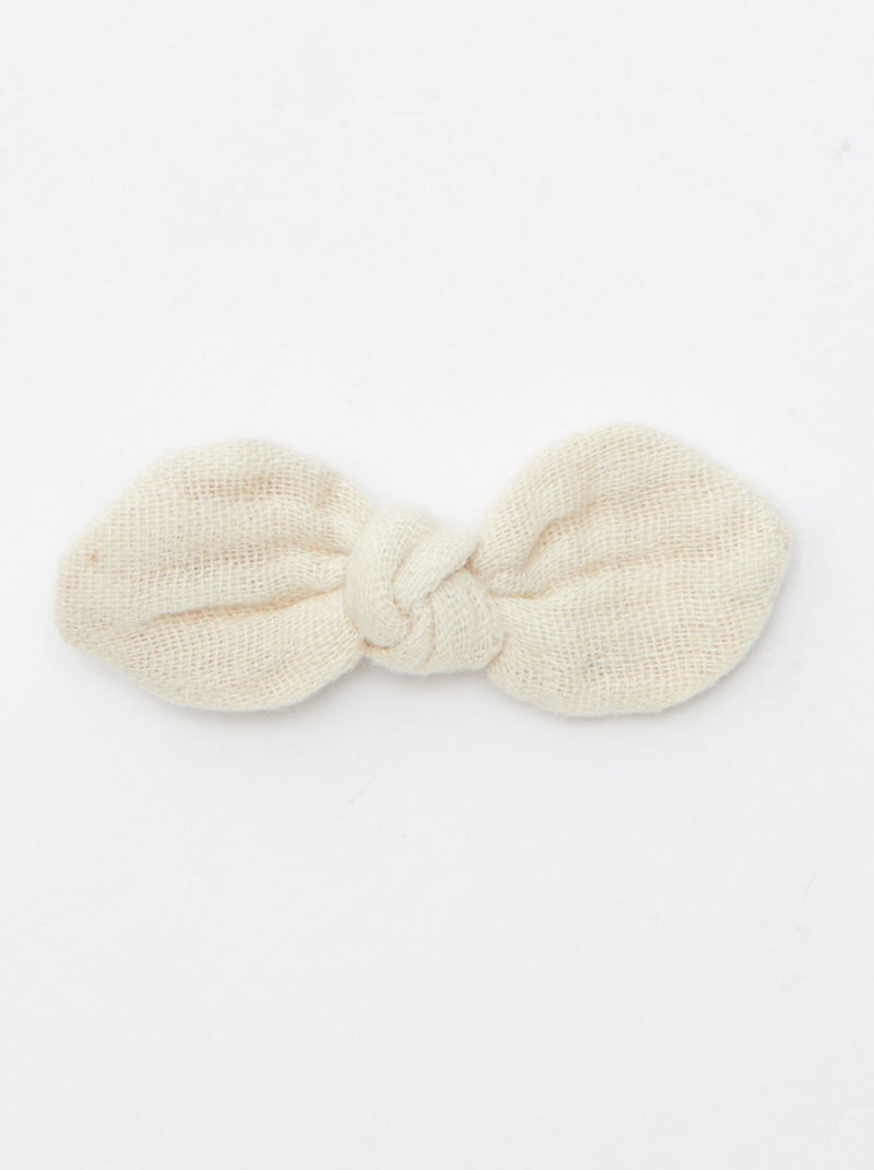 Lot de 3 pinces croco à noeud Kaki - Kiabi