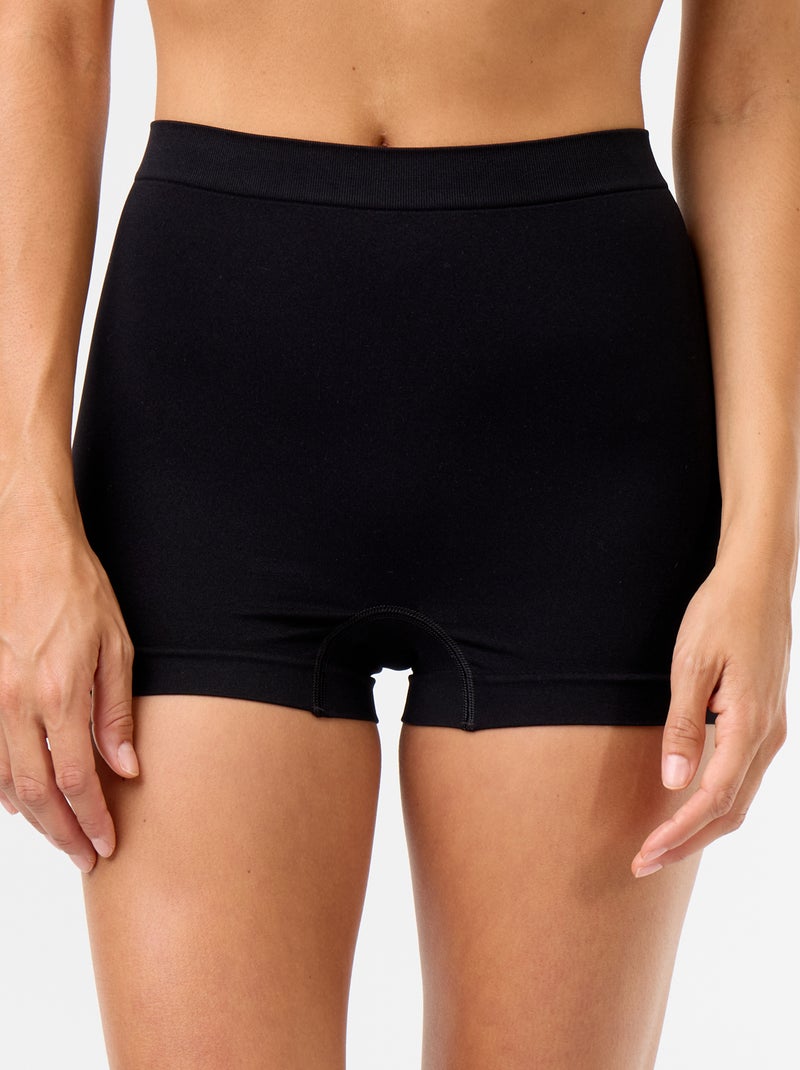 Lot de 3 shorties sans couture Noir - Kiabi