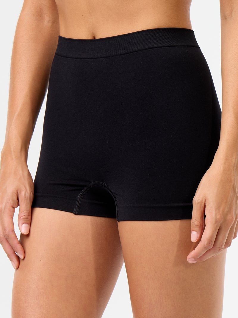 Lot de 3 shorties sans couture Noir - Kiabi