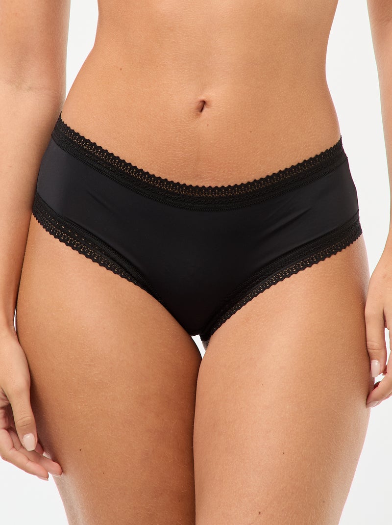 Lot de 3 shortys en microfibre imprimé Léopard - Kiabi