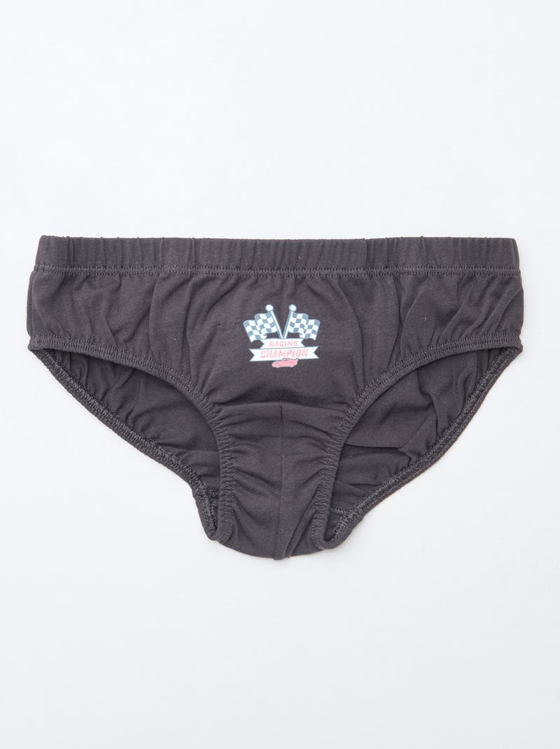 Lot de 3 slips 'Cars' en coton Bleu - Kiabi