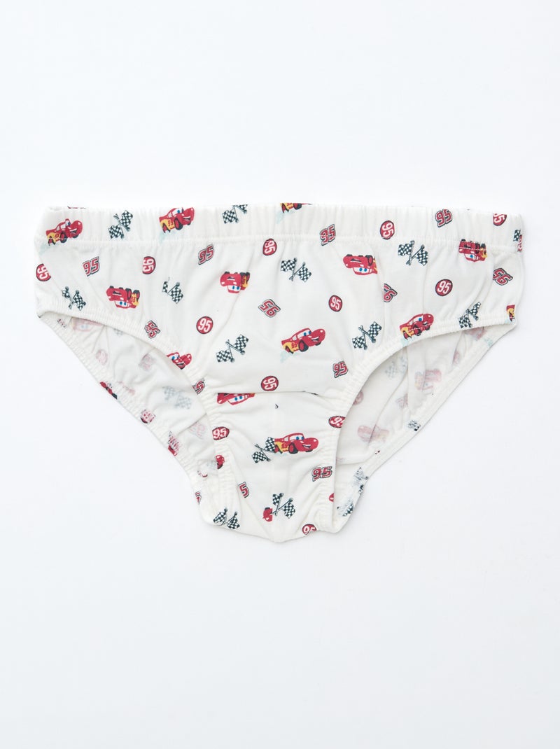 Lot de 3 slips 'Cars' en coton Bleu - Kiabi