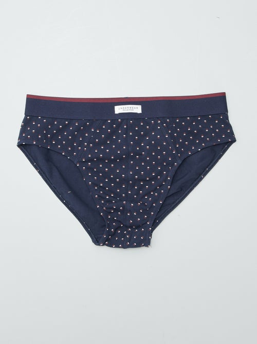 Lot de 3 slips imprimés - Kiabi