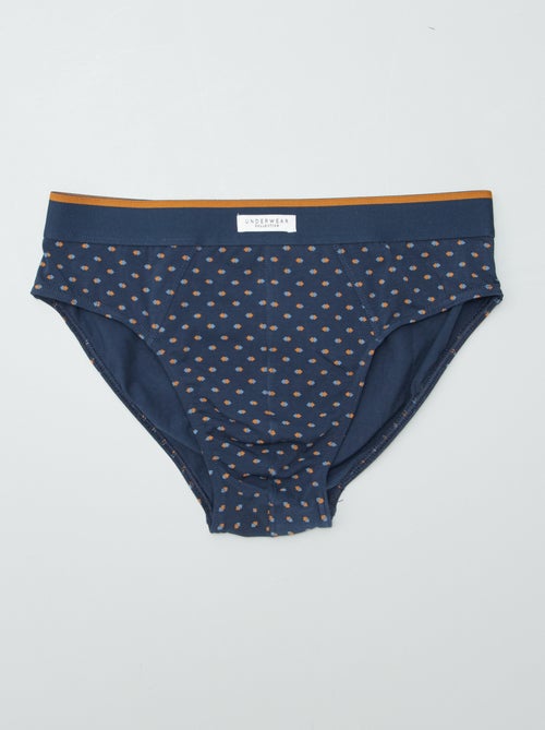 Lot de 3 slips imprimés - Kiabi