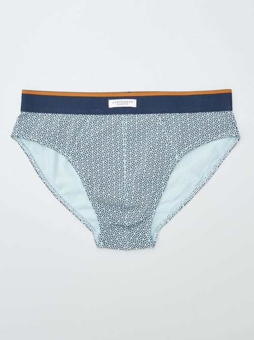 Lot de 3 slips imprimés - Kiabi