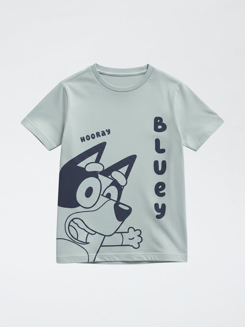 Lot de 3 t-shirt 'Bluey' manches courtes en coton Blanc - Kiabi