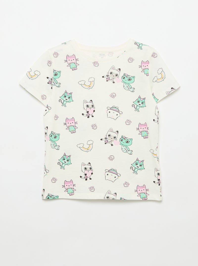 Lot de 3 T-shirts à manches courtes 'Gabby et la maison magique' Rose - Kiabi