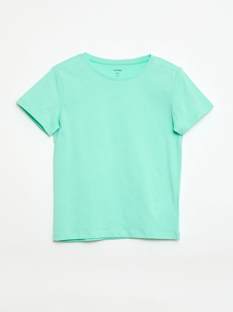 Lot de 3 t-shirts à manches courtes Violet - Kiabi