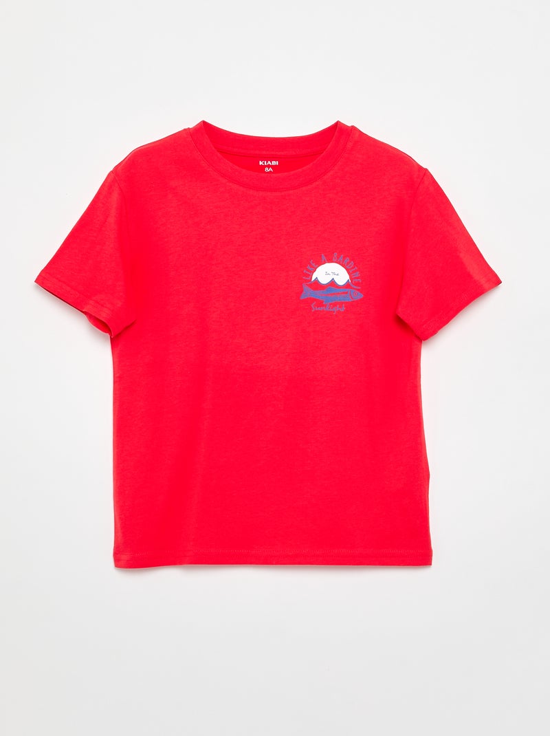 Lot de 3 t-shirts en coton Blanc - Kiabi