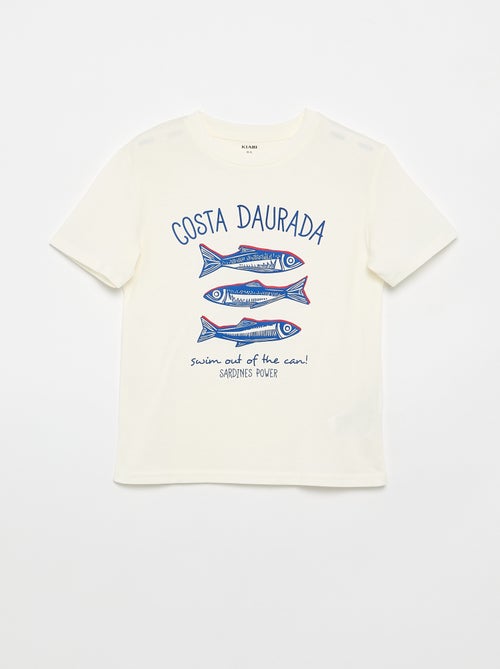 Lot de 3 t-shirts en coton - Kiabi