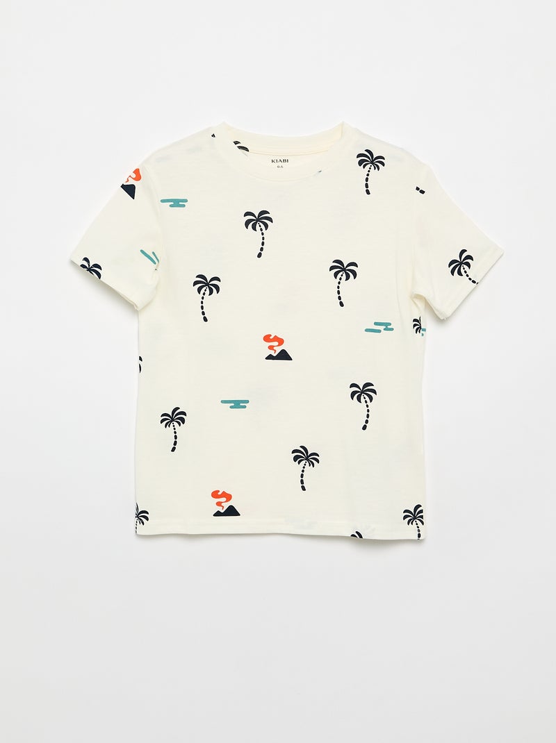 Lot de 3 t-shirts en coton Bleu - Kiabi