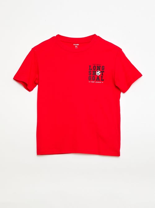 Lot de 3 t-shirts en coton - Kiabi