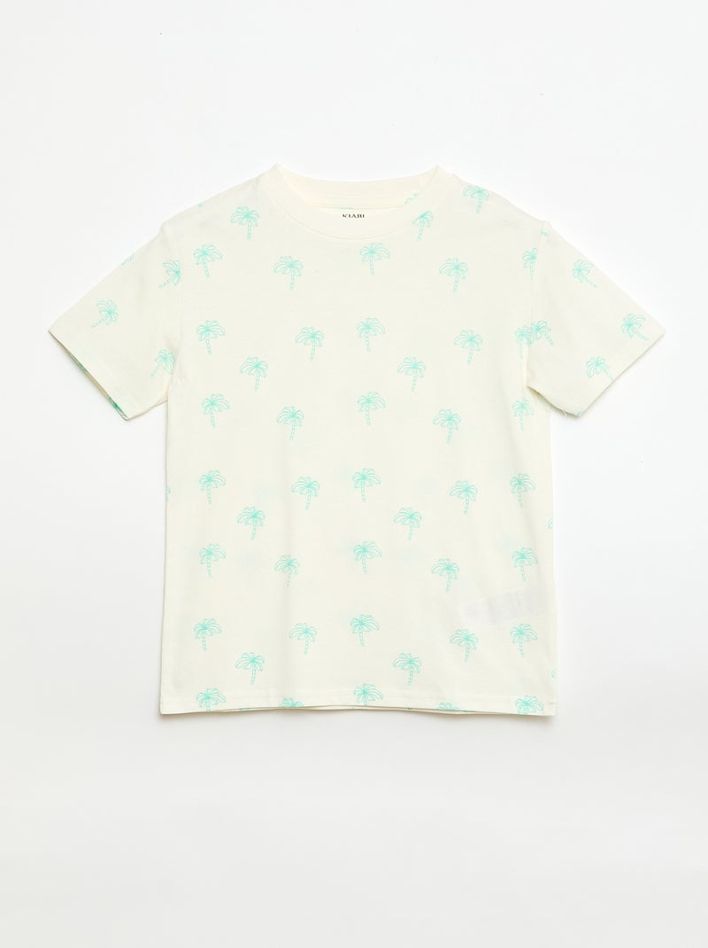 Lot de 3 t-shirts en coton Bleu - Kiabi