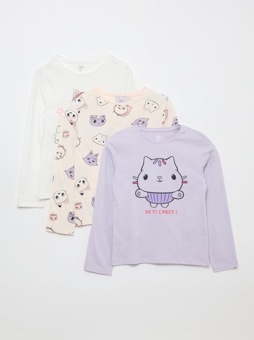 Lot de 3 t-shirts 'Gabby et la maison magique' - Kiabi