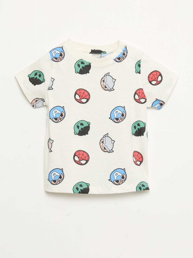 Lot de 3 T-shirts 'Marvel' 'Avengers' Bleu - Kiabi