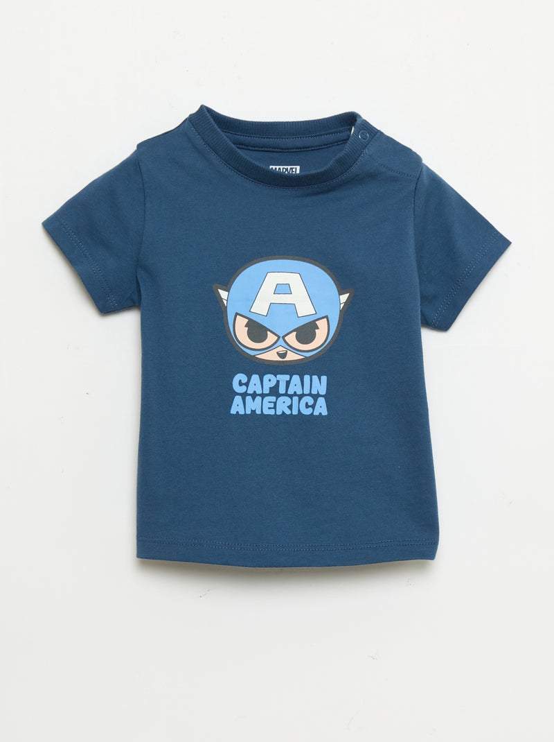 Lot de 3 T-shirts 'Marvel' 'Avengers' Bleu - Kiabi