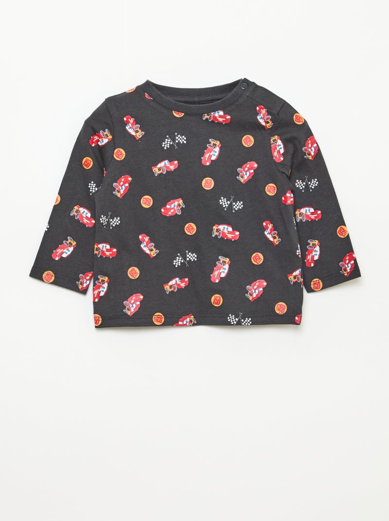 Lot de 3 tee-shirts 'Cars' Blanc/bleu/noir - Kiabi