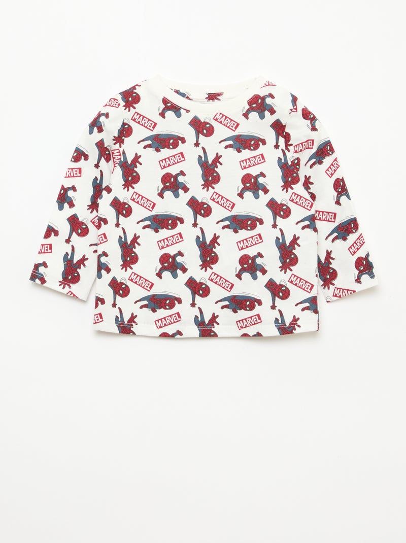 Lot de 3 tee-shirts 'Spiderman' Bleu - Kiabi