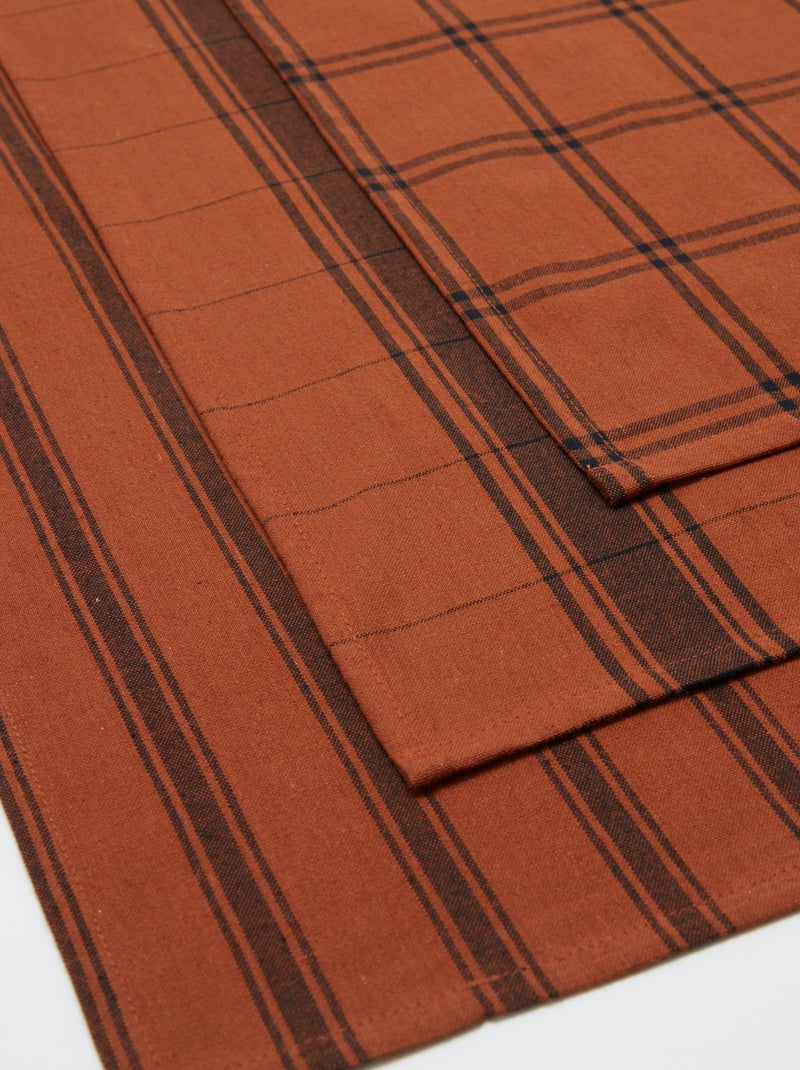 Lot de 3 torchons - Kiabi Home MARRON - Kiabi