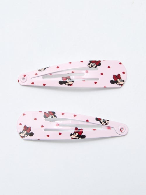 Lot de 4 pinces + 2 élastiques 'Minnie' - Kiabi