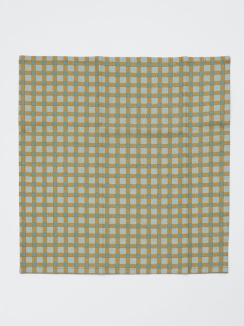 Lot de 4 serviettes de table 40 x 40 cm - Kiabi Lot de 4 serviettes de table 40 x 40 cm - Kiabi
