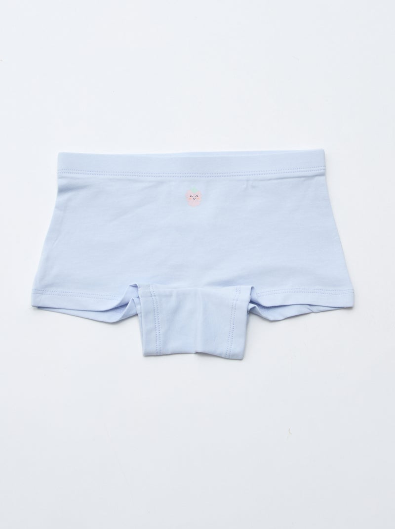 Lot de 4 shorties imprimé Jaune - Kiabi