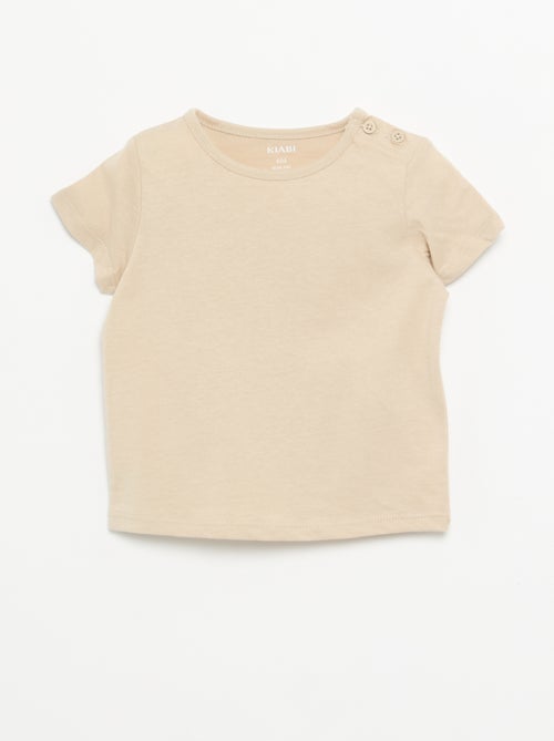 Lot de 4 T-shirts unis - Kiabi
