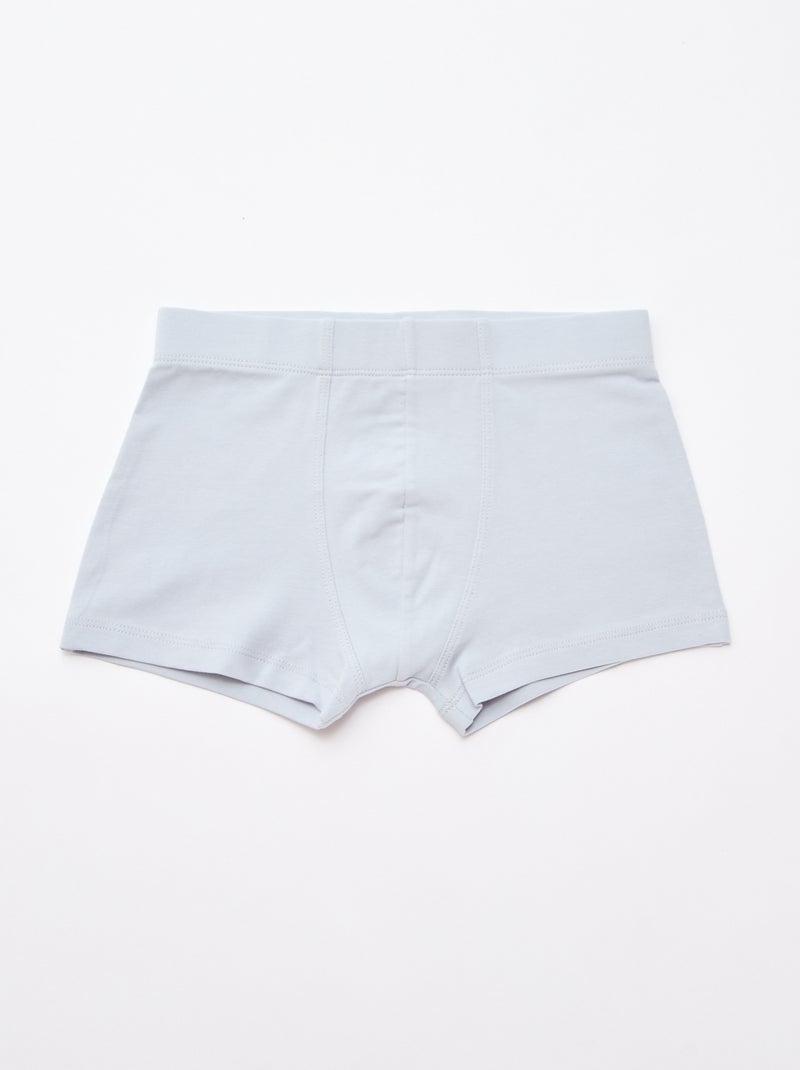 Lot de 5 boxers fantaisies Bleu - Kiabi