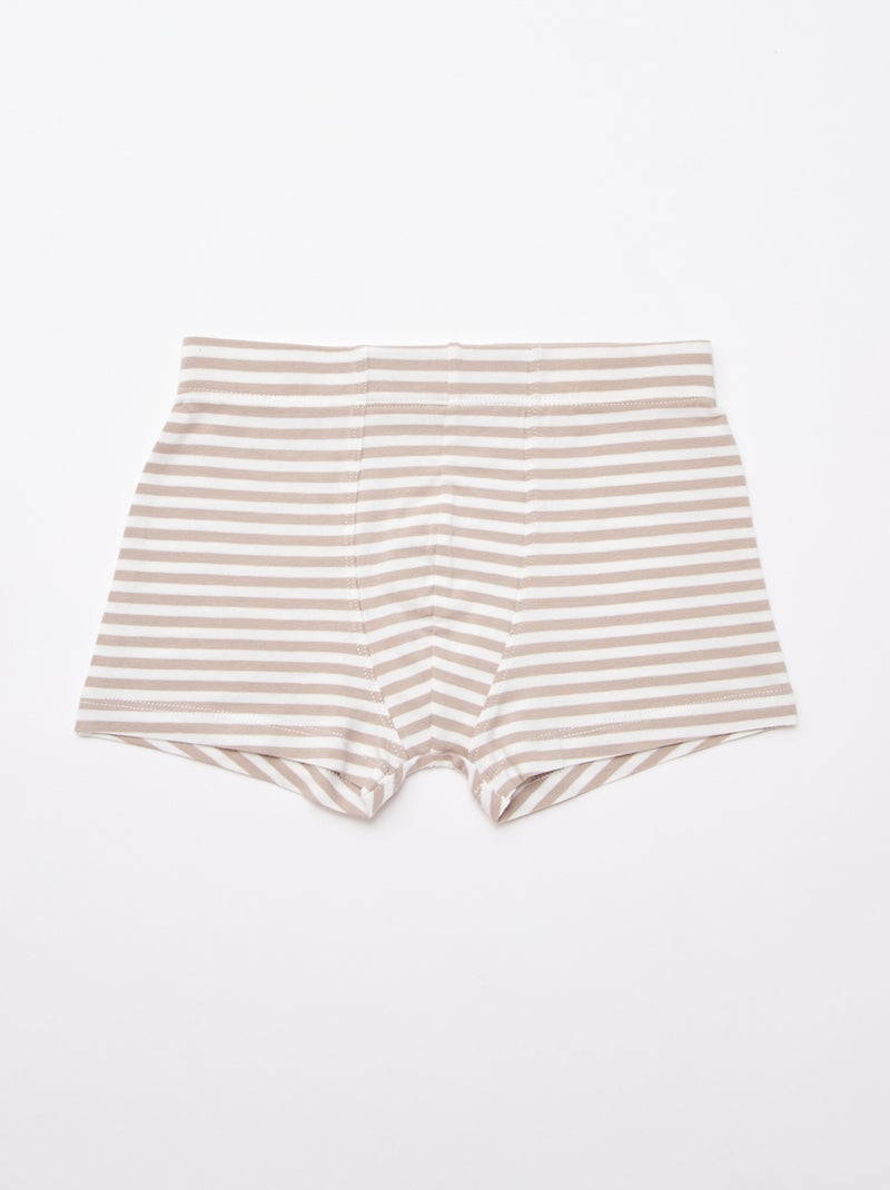 Lot de 5 boxers fantaisies Bleu - Kiabi