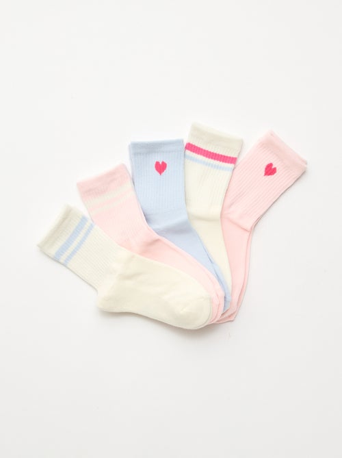 Lot de 5 chaussettes chaudes - Kiabi