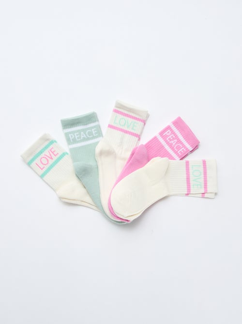 Lot de 5 chaussettes chaudes - Kiabi