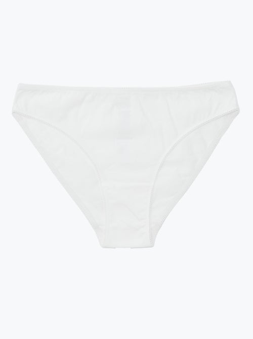 Lot de 5 culottes - unies et imprimées - Kiabi