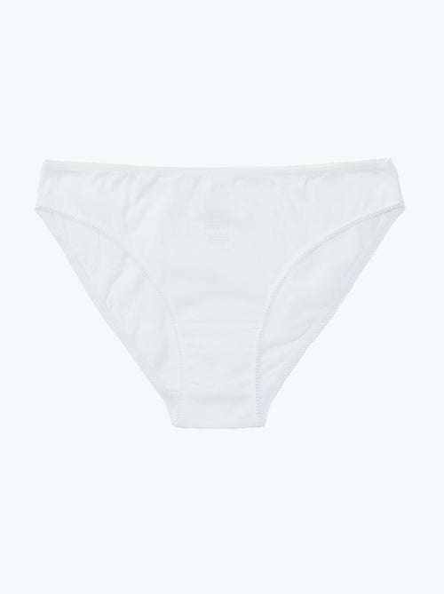 Lot de 5 culottes - unies et imprimées - Kiabi