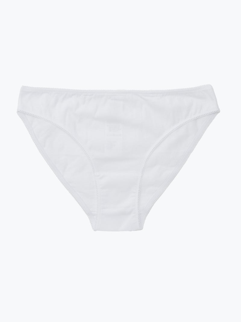 Lot de 5 culottes - unies et imprimées Bleu - Kiabi