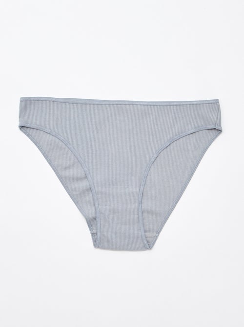 Lot de 5 culottes en maille côtelée - Kiabi