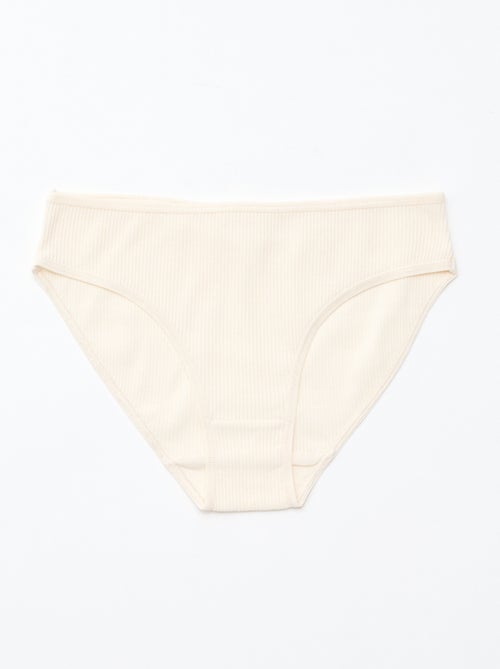 Lot de 5 culottes en maille côtelée - Kiabi