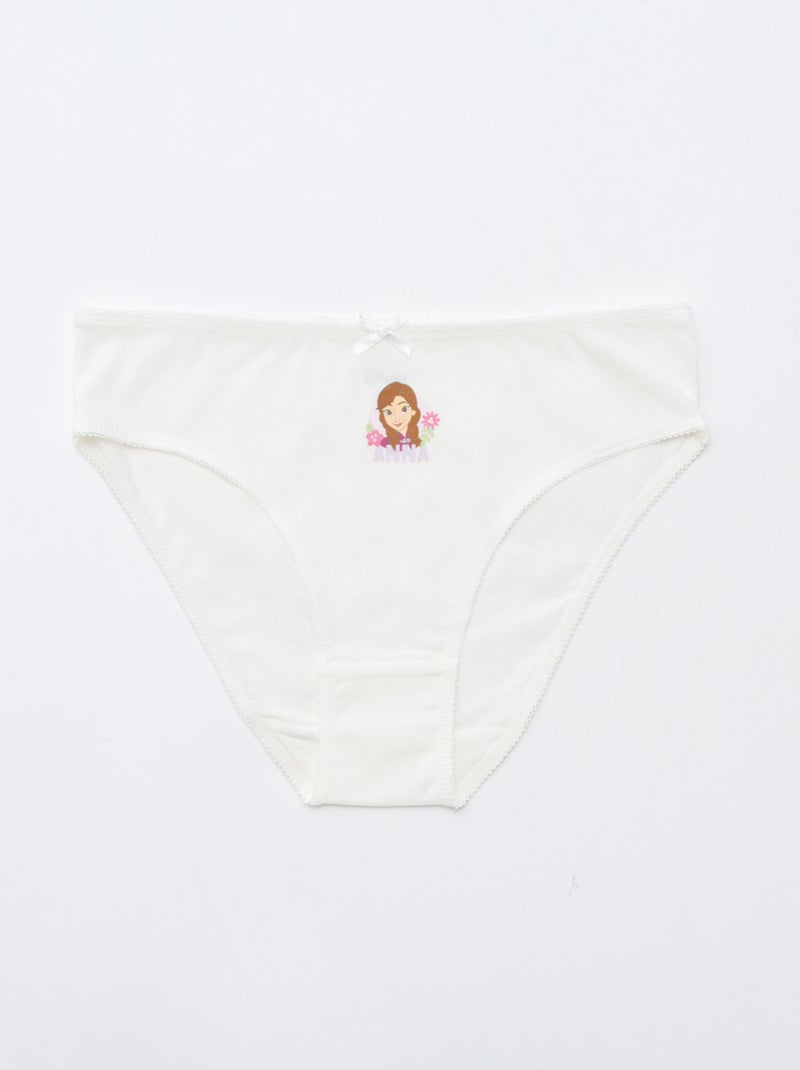 Lot de 5 culottes 'Reine des Neiges' Bleu - Kiabi