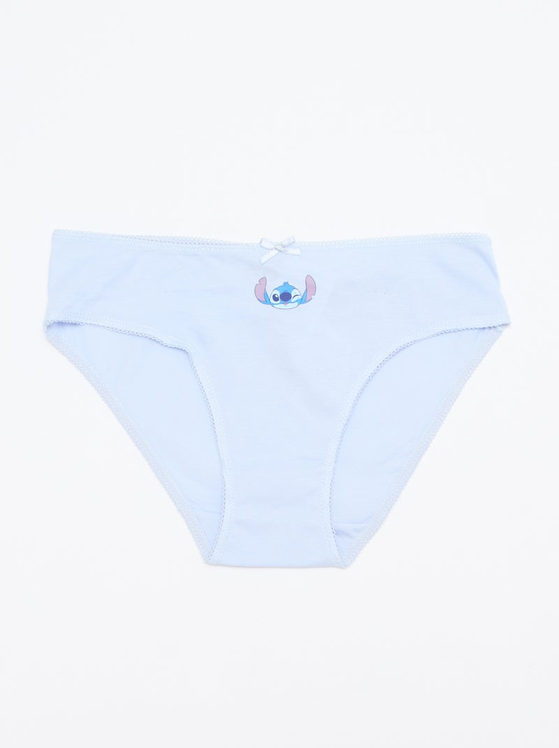 Lot de 5 culottes 'Stitch' Bleu - Kiabi