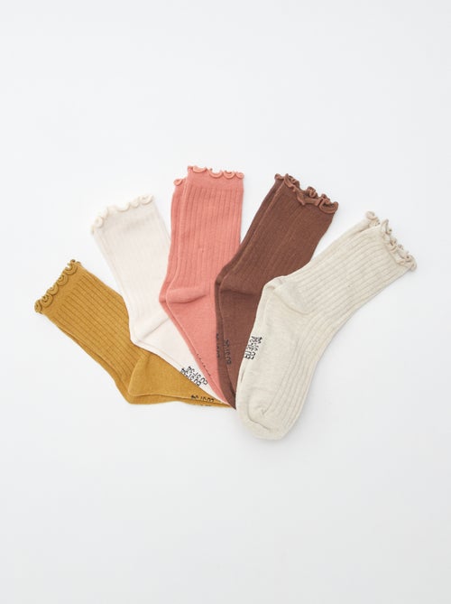 Lot de 5 paires de chaussettes - Kiabi