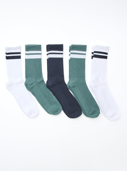 Lot de 5 paires de chaussettes - Kiabi