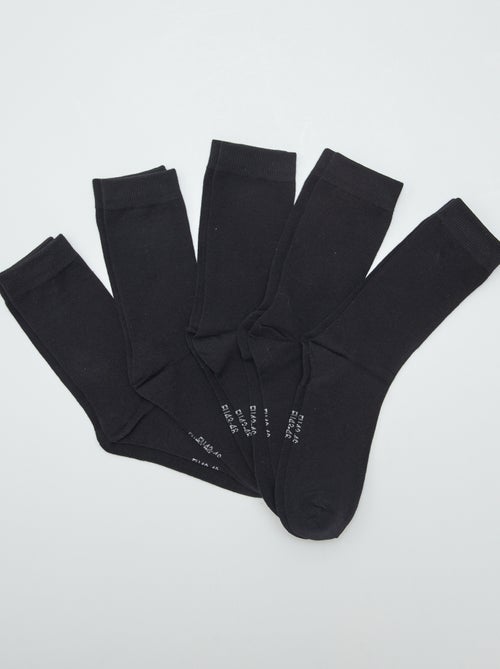 Lot de 5 paires de chaussettes - Kiabi