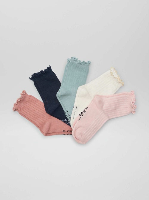 Lot de 5 paires de chaussettes - Kiabi