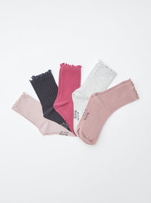 Lot de 5 paires de chaussettes - Kiabi