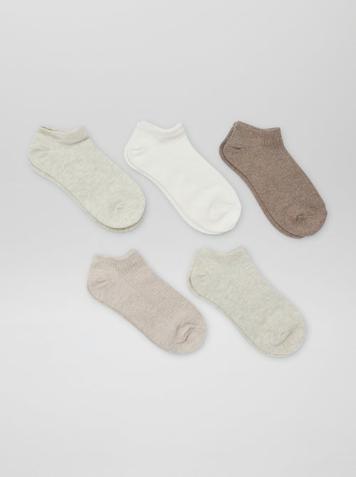 Lot de 5 paires invisibles - Kiabi