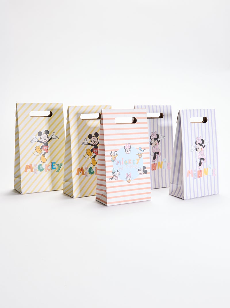 Lot de 5 petits sacs d'emballage cadeau Violet - Kiabi