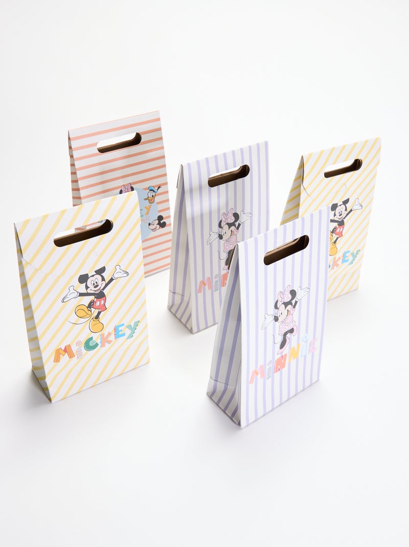Lot de 5 petits sacs d'emballage cadeau Violet - Kiabi